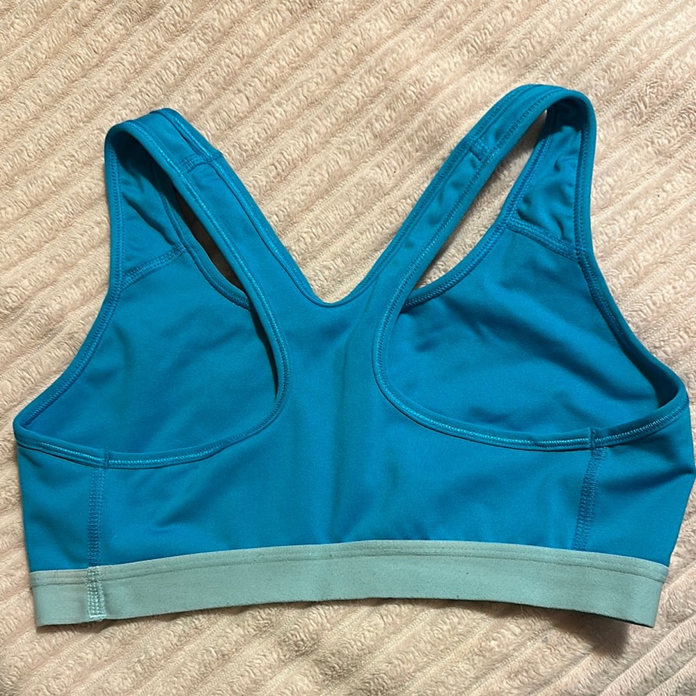 Nike Women's Blue Sports Bra - Picture 3 of 3